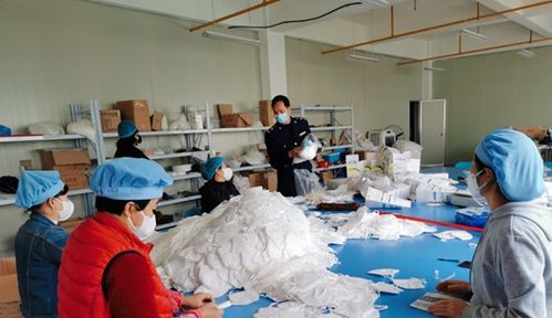 厦门海沧区市场监督管理局检查三家口罩生产企业